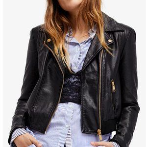 Free People Leather Jacket